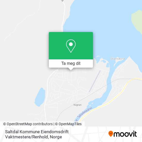 Saltdal Kommune Eiendomsdrift Vaktmestere / Renhold kart