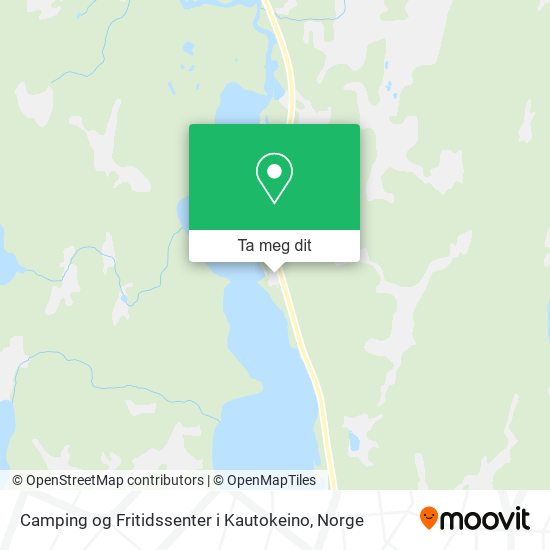 Camping og Fritidssenter i Kautokeino kart