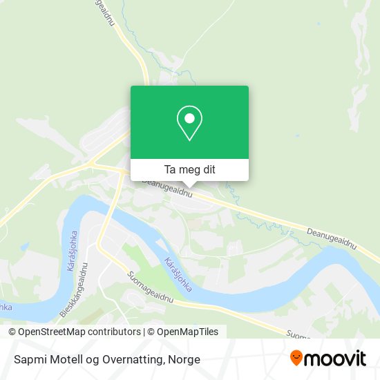 Sapmi Motell og Overnatting kart