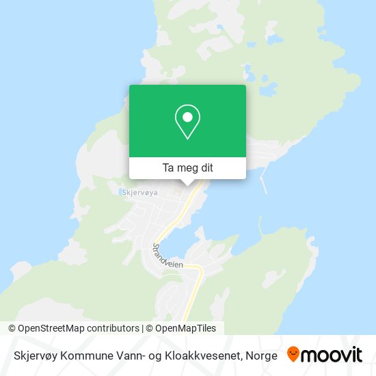 Skjervøy Kommune Vann- og Kloakkvesenet kart