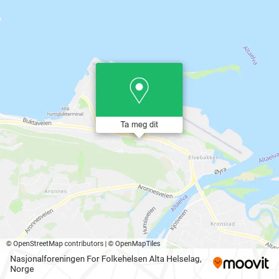Nasjonalforeningen For Folkehelsen Alta Helselag kart