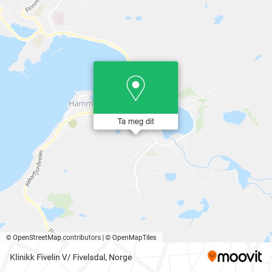 Klinikk Fivelin V/ Fivelsdal kart