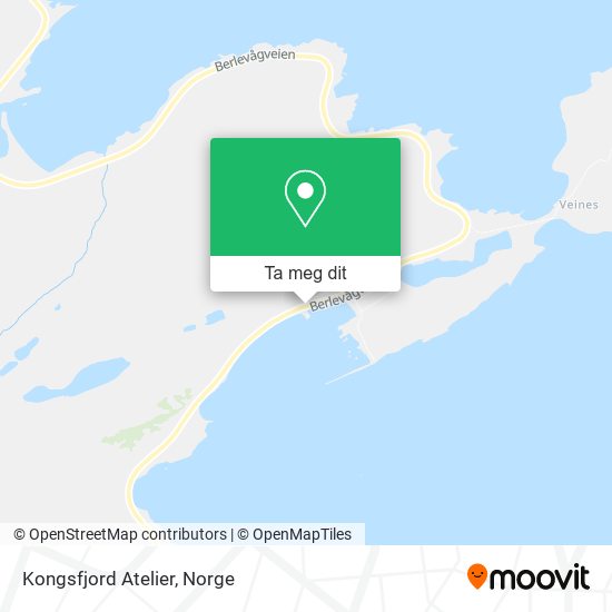 Kongsfjord Atelier kart