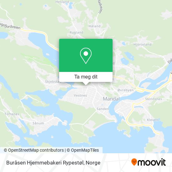 Buråsen Hjemmebakeri Rypestøl kart