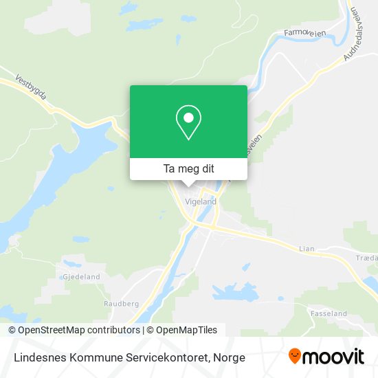 Lindesnes Kommune Servicekontoret kart