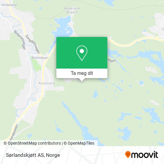 Sørlandskjøtt AS kart
