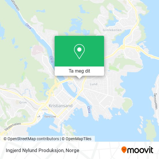 Ingjerd Nylund Produksjon kart