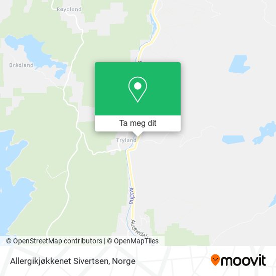Allergikjøkkenet Sivertsen kart