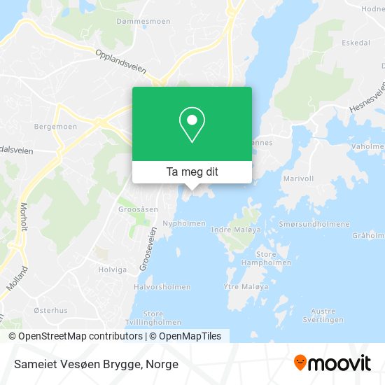 Sameiet Vesøen Brygge kart