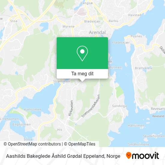 Aashilds Bakeglede Åshild Grødal Eppeland kart