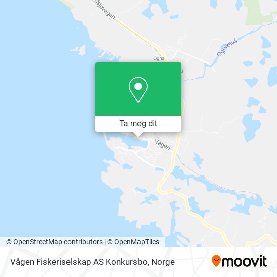 Vågen Fiskeriselskap AS Konkursbo kart