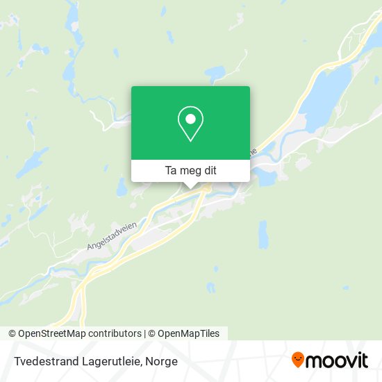Tvedestrand Lagerutleie kart