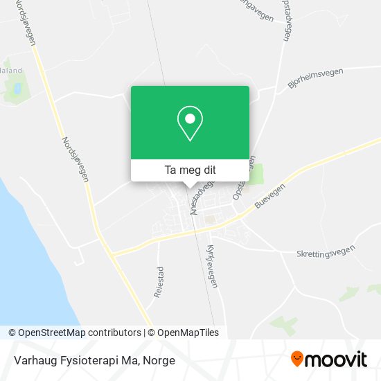 Varhaug Fysioterapi Ma kart