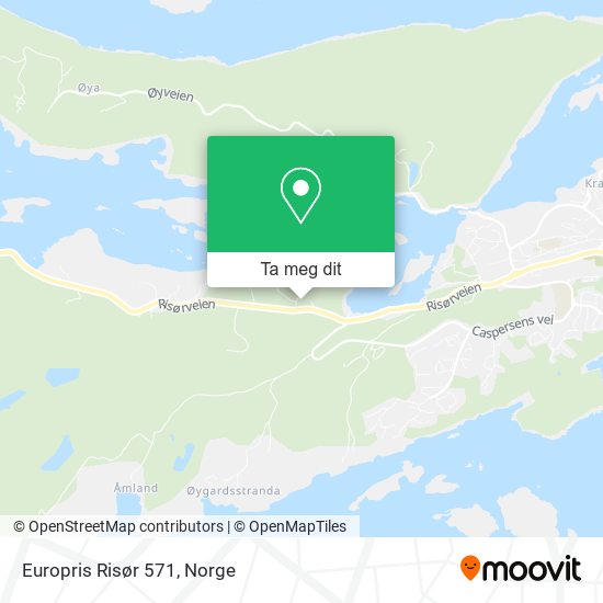 Europris Risør 571 kart