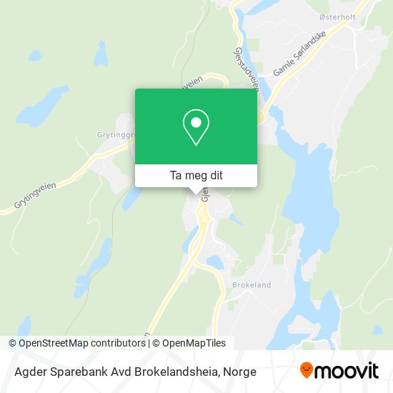 Agder Sparebank Avd Brokelandsheia kart