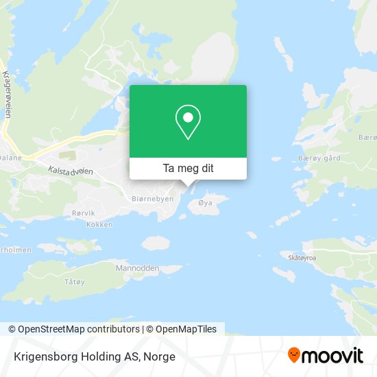 Krigensborg Holding AS kart