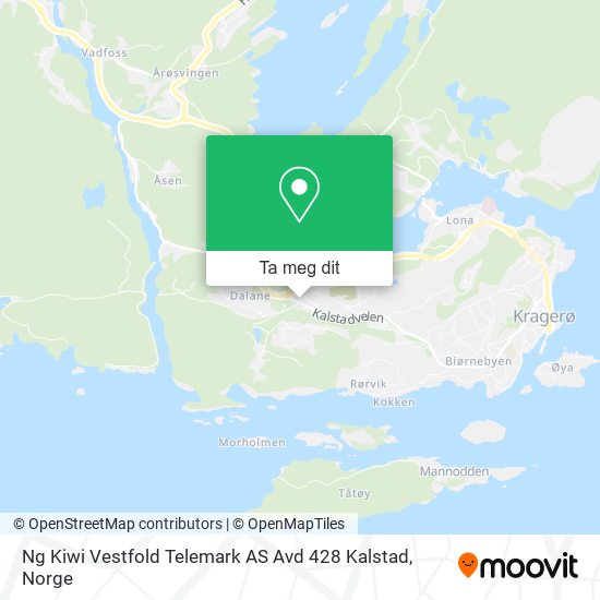 Ng Kiwi Vestfold Telemark AS Avd 428 Kalstad kart