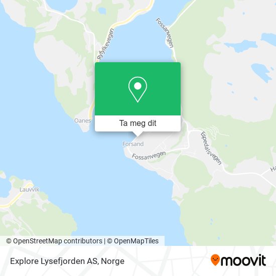 Explore Lysefjorden AS kart
