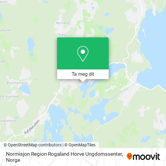 Normisjon Region Rogaland Horve Ungdomssenter kart