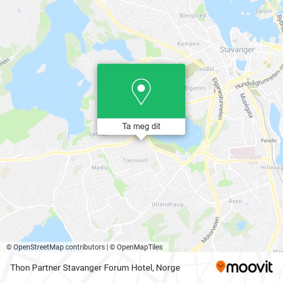 Thon Partner Stavanger Forum Hotel kart