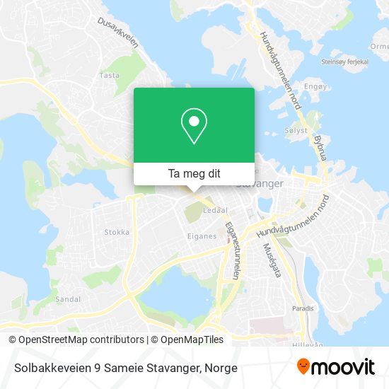 Solbakkeveien 9 Sameie Stavanger kart