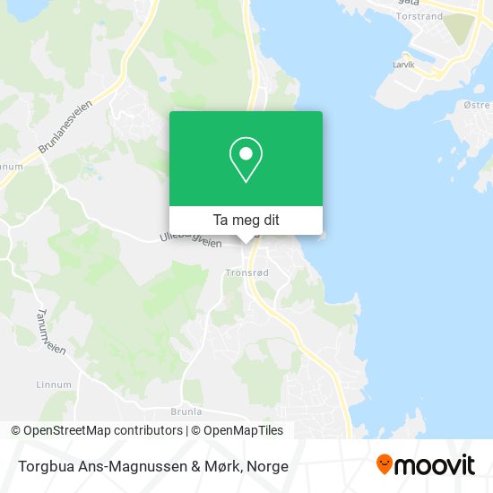 Torgbua Ans-Magnussen & Mørk kart