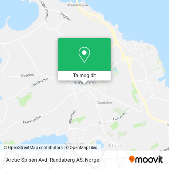 Arctic Spiseri Avd. Randaberg AS kart