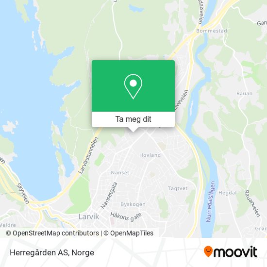 Herregården AS kart