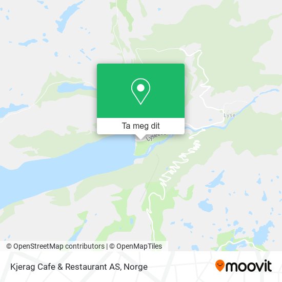 Kjerag Cafe & Restaurant AS kart