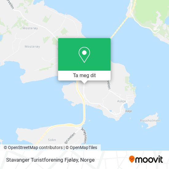 Stavanger Turistforening Fjøløy kart