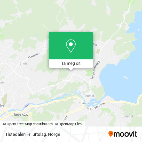 Tistedalen Friluftslag kart