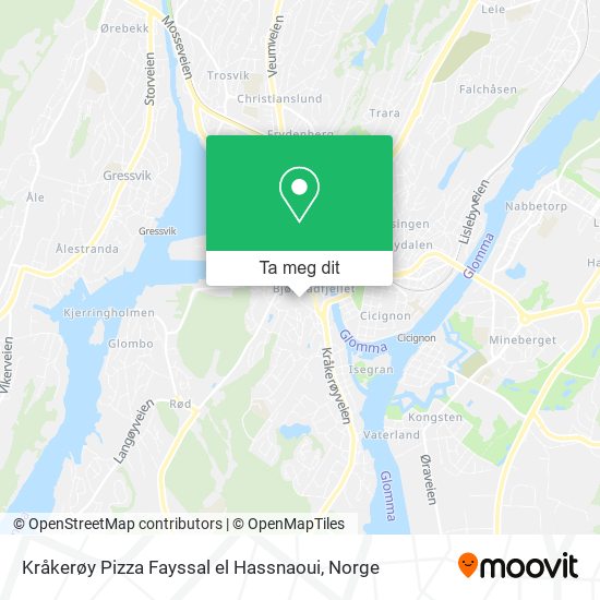 Kråkerøy Pizza Fayssal el Hassnaoui kart
