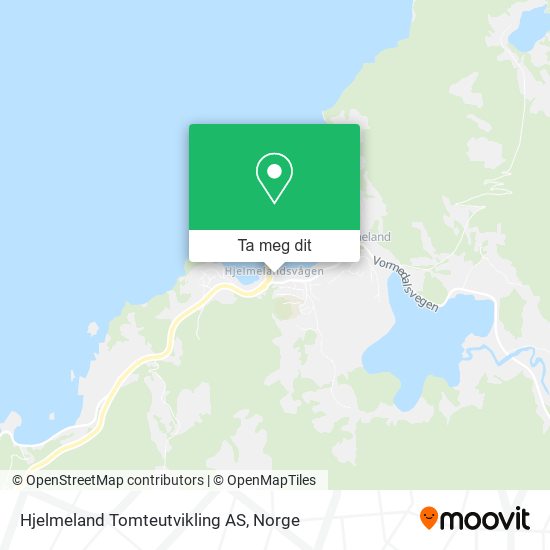 Hjelmeland Tomteutvikling AS kart