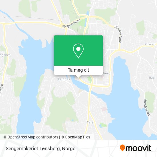 Sengemakeriet Tønsberg kart