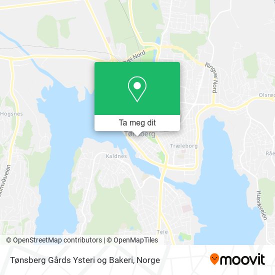Tønsberg Gårds Ysteri og Bakeri kart