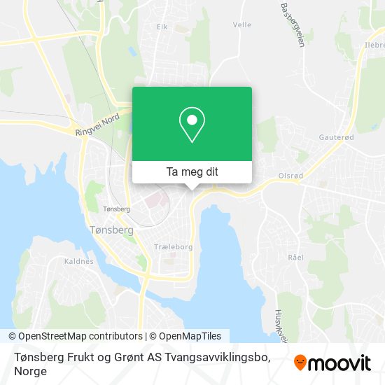 Tønsberg Frukt og Grønt AS Tvangsavviklingsbo kart