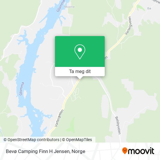 Bevø Camping Finn H Jensen kart