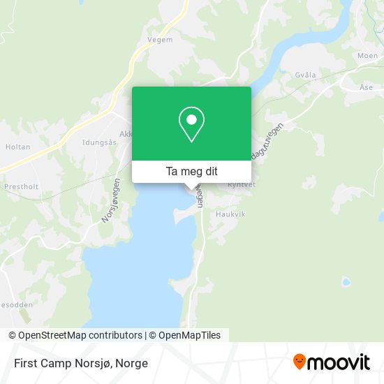 First Camp Norsjø kart