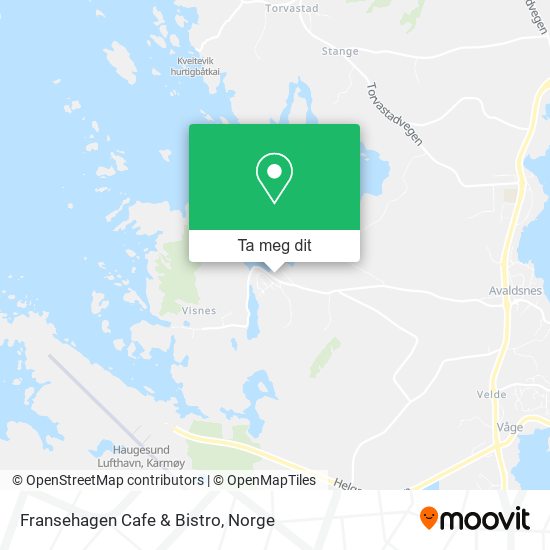 Fransehagen Cafe & Bistro kart