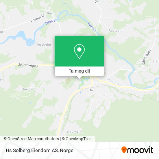 Hs Solberg Eiendom AS kart