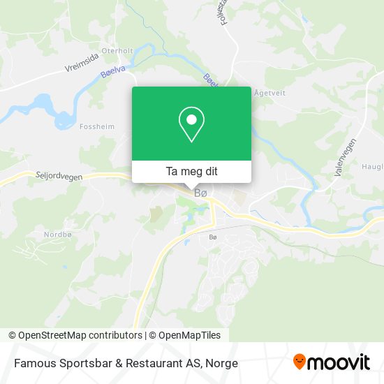 Famous Sportsbar & Restaurant AS kart