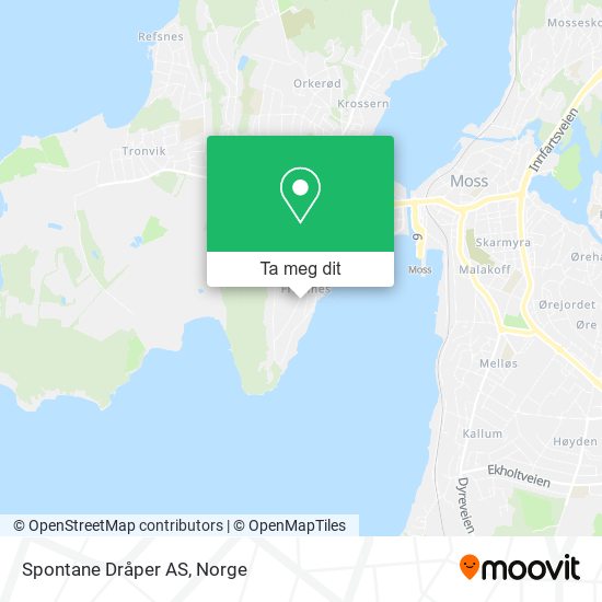 Spontane Dråper AS kart
