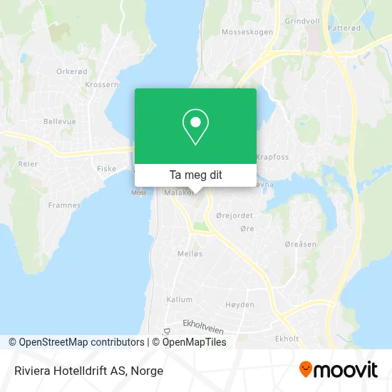 Riviera Hotelldrift AS kart