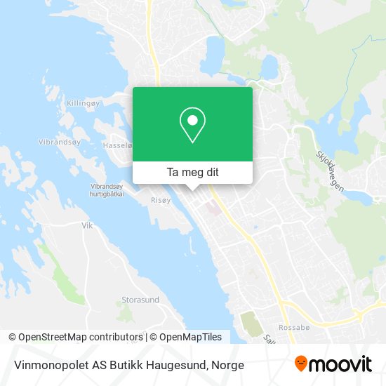 Vinmonopolet AS Butikk Haugesund kart
