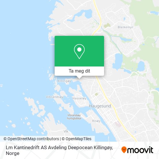 Lm Kantinedrift AS Avdeling Deepocean Killingøy kart