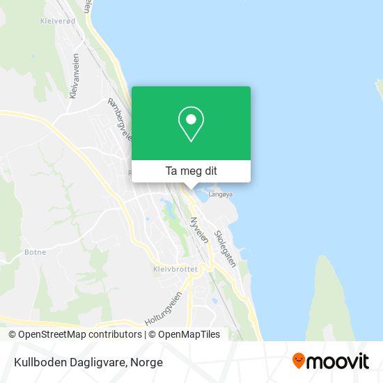 Kullboden Dagligvare kart