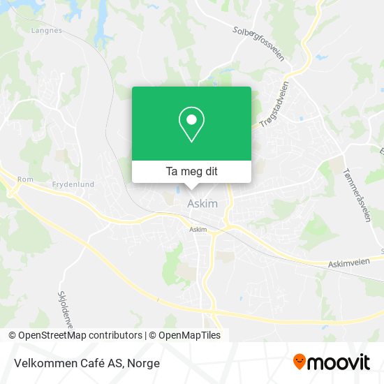 Velkommen Café AS kart