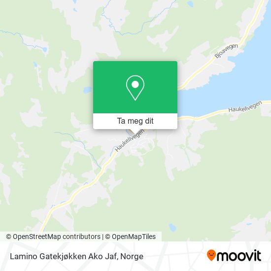 Lamino Gatekjøkken Ako Jaf kart