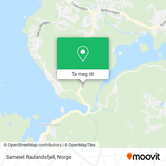 Sameiet Raulandsfjell kart