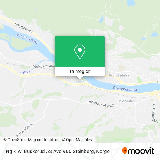 Ng Kiwi Buskerud AS Avd 960 Steinberg kart